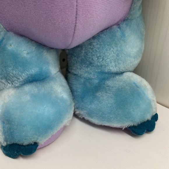 Vintage 1984 Hasbro Bradley Softies Wuzzles Blue Hippo Bunny With Wings 12" - Picture 5 of 11